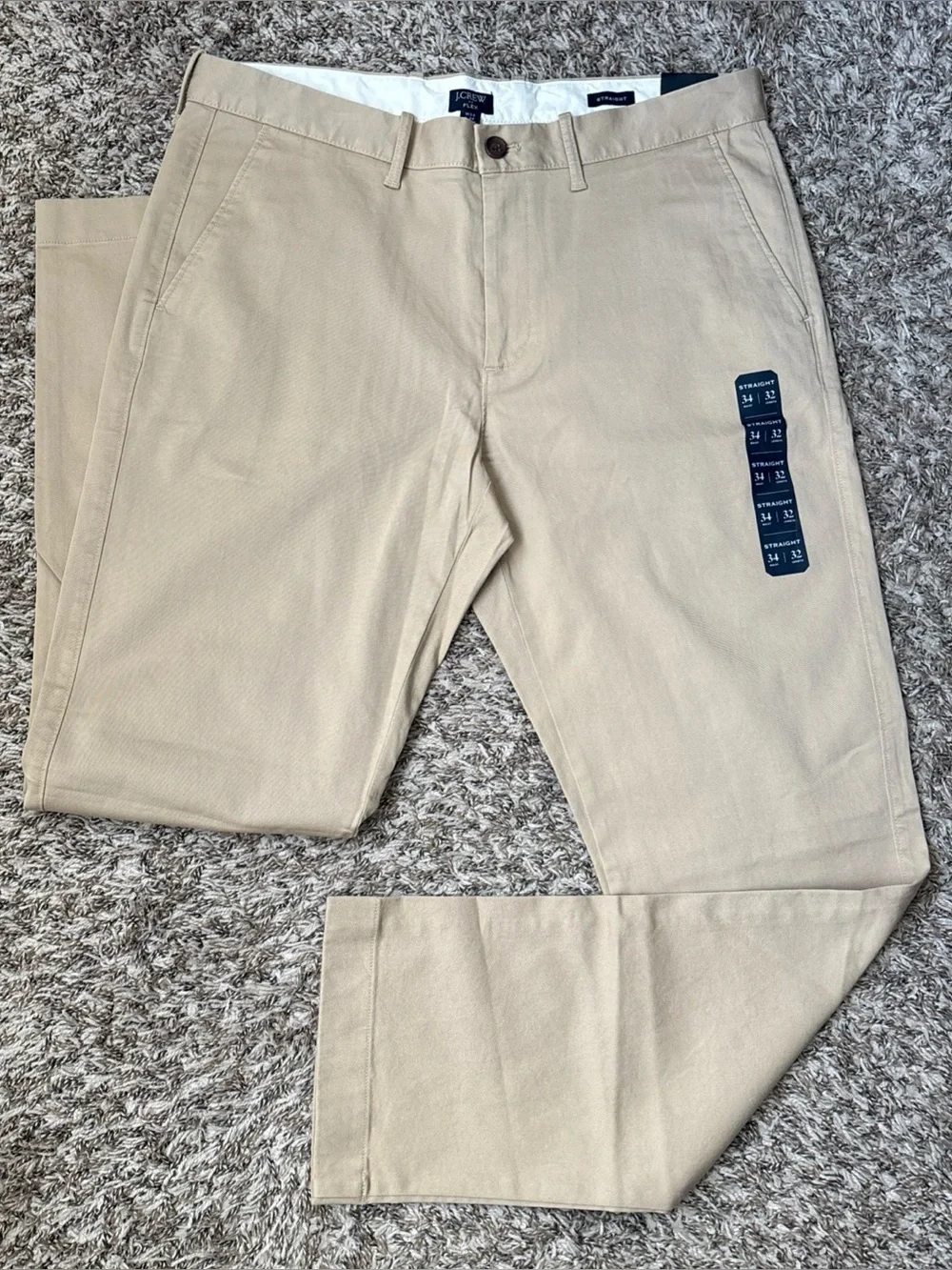 J. Crew Men’s Chino Pants in Light Khaki